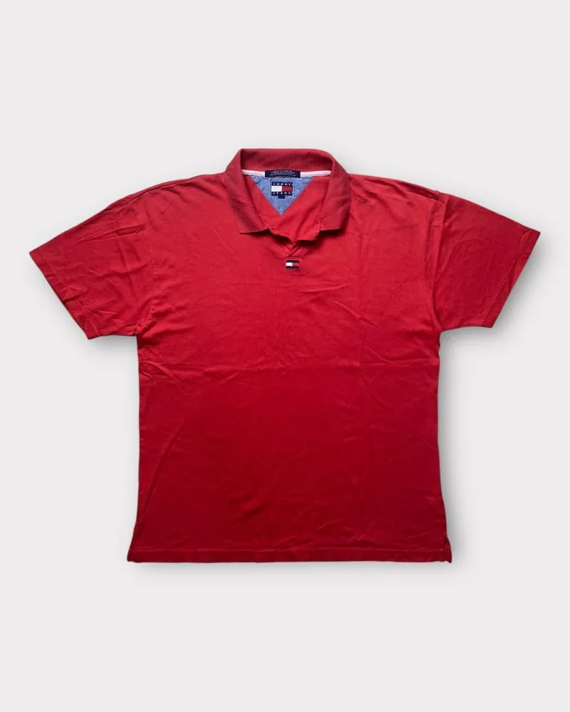1990s Tommy Hilfiger Center logo poloshirt photo 1
