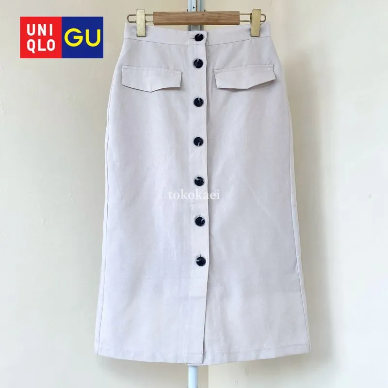 Button Skirt GU Uniqlo photo 1