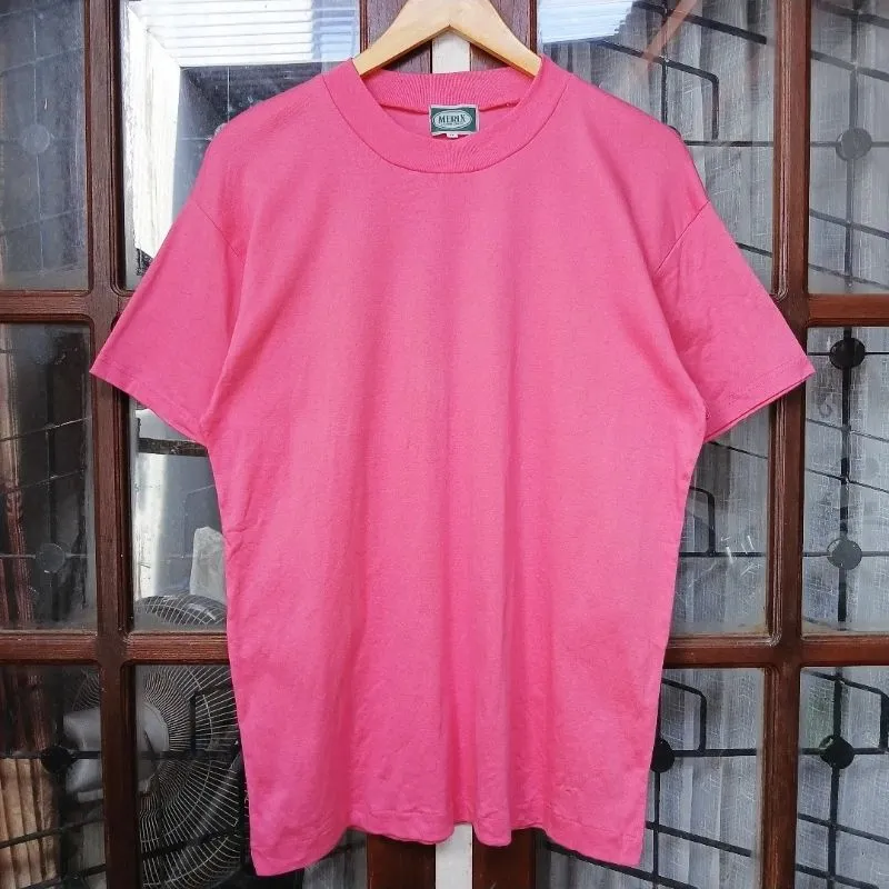 Kaos Polos Basic Merix Pink photo 1