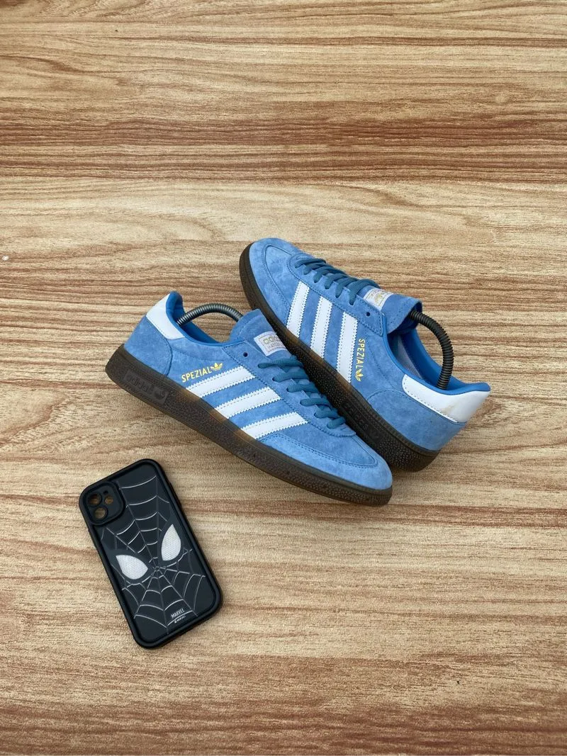 Adidas Casual Sneakers Pria white blue photo 1