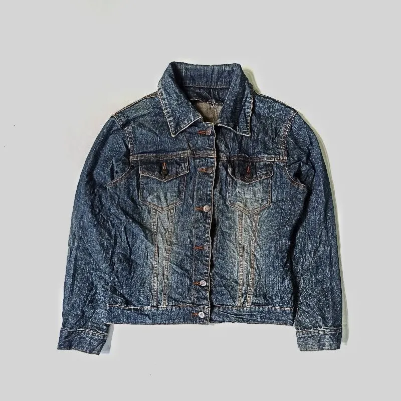 LS LAST SCENE TRUCKER JEANS JACKET photo 1