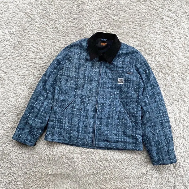 Youth and Coats Mens Detroit Paisley Pattern Work Jacket photo 1