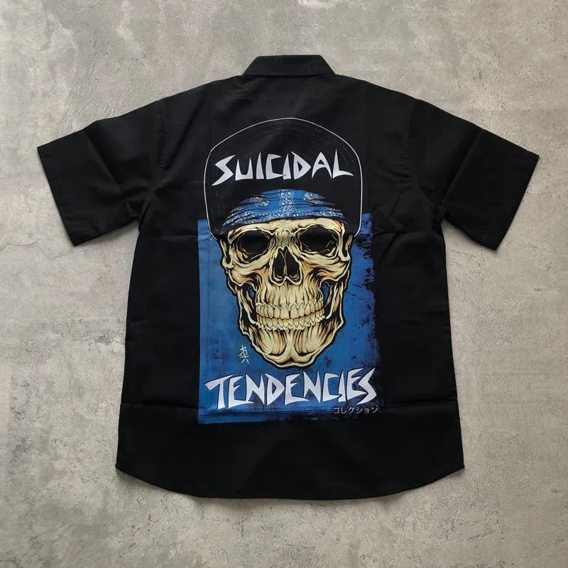 Dickies X Suicidal Tendencies Kemeja Workshirt Black photo 1