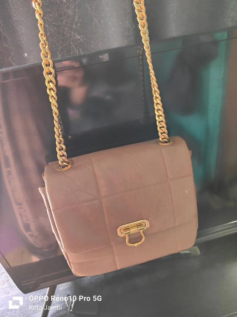 Casual Crossbody Bag Wanita tan photo 1