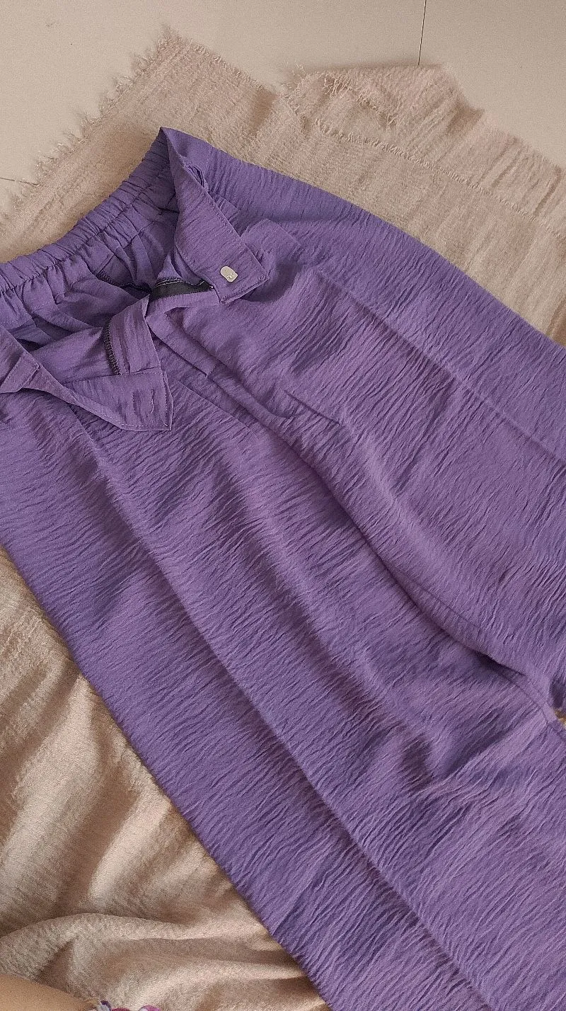 Celana lilac cantik preloved! 💜 photo 1