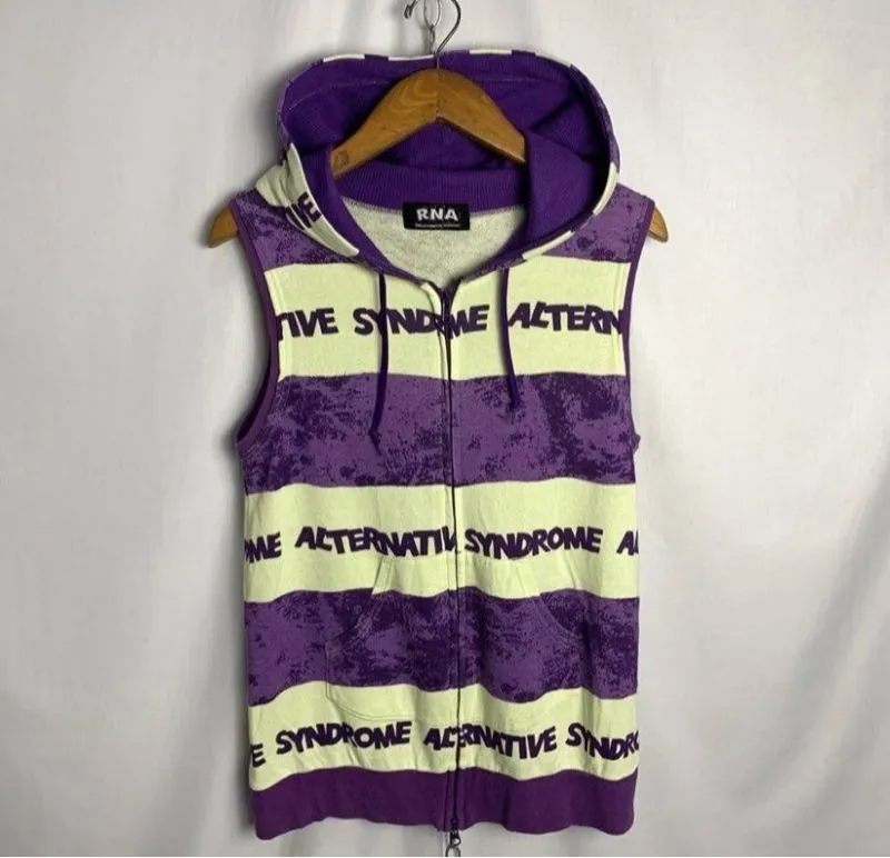 RNA Alternative Punk Vest Hoodie Size M photo 1