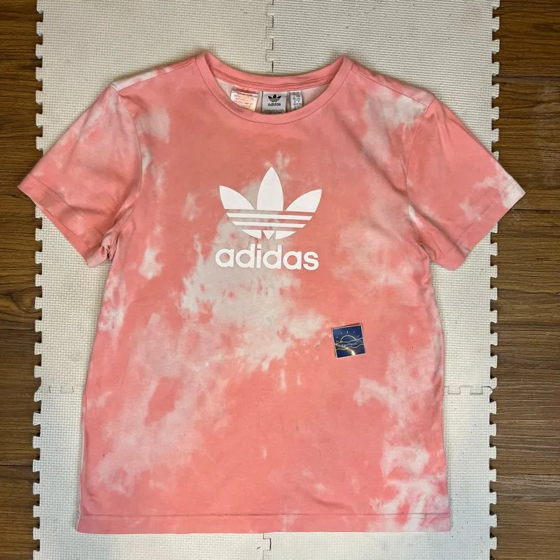 Adidas Originals Trefoil Tie-Dye Pink T-Shirt