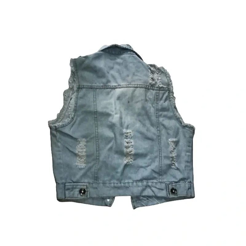 Y2K Vest Wanita blue photo 1