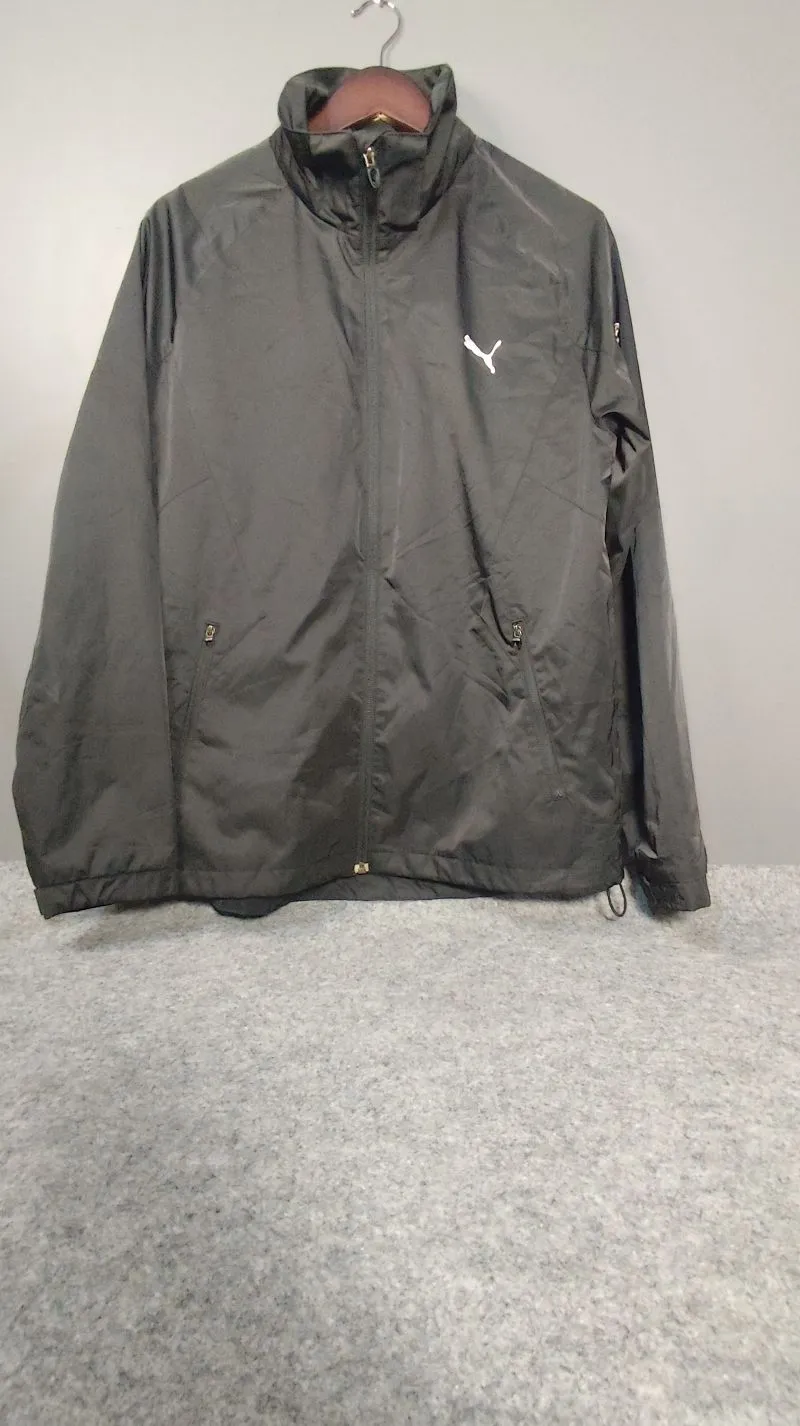 Jaket Puma Hitam Pria Original Anti Air Windbreaker Outdoor  photo 1
