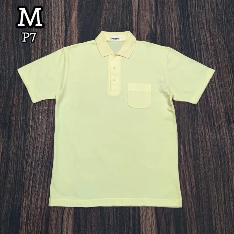 Casual Polo shirt Pria yellow photo 1