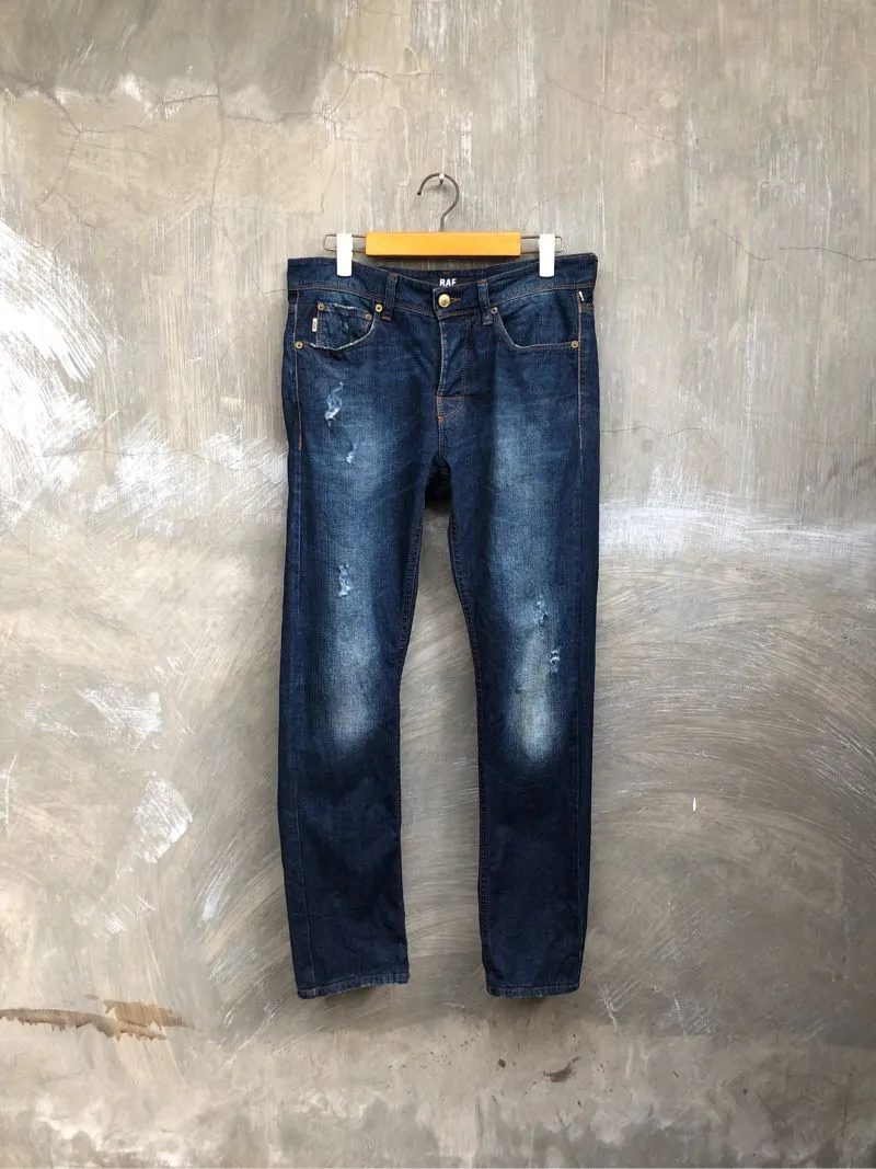 Raf By Raf Simons Distressed Denim photo 1