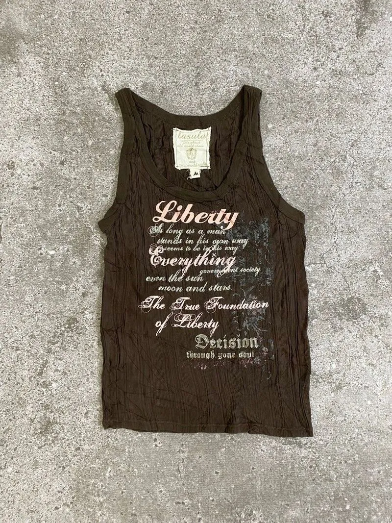 Lasula poem thermal tank top photo 1