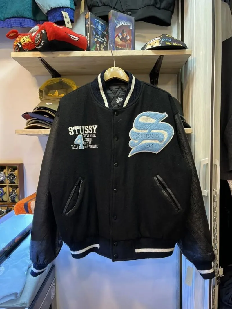 Vintage Stussy Varsity Jacket Big Preloved