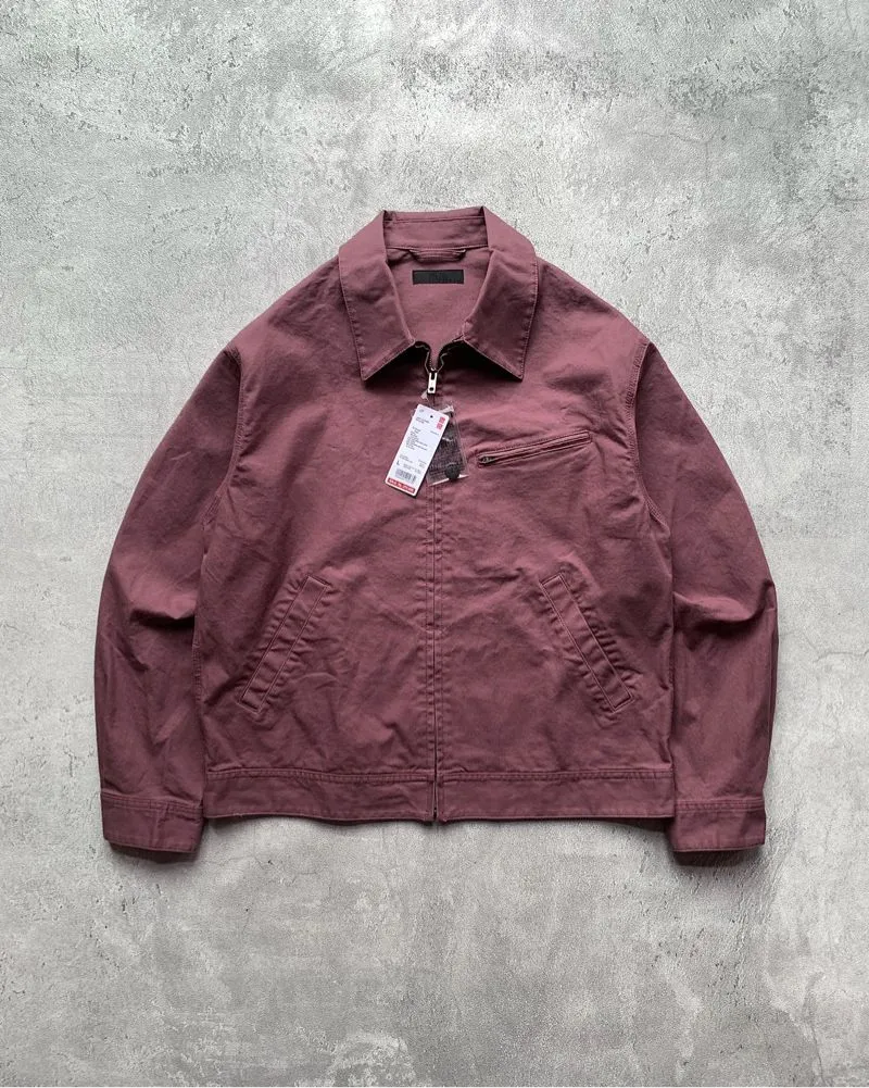 Blouson Ritsleting Jacket Uniqlo Purple photo 1