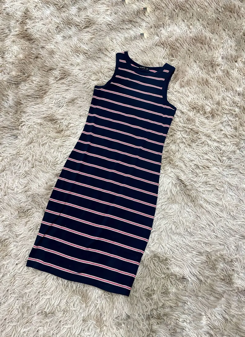 Cotton On Streetwear Casual Bodycon dress Wanita navy red photo 1
