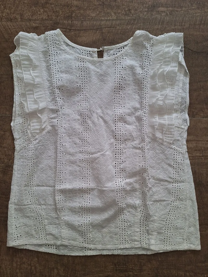 Casual Shirt Wanita white photo 1