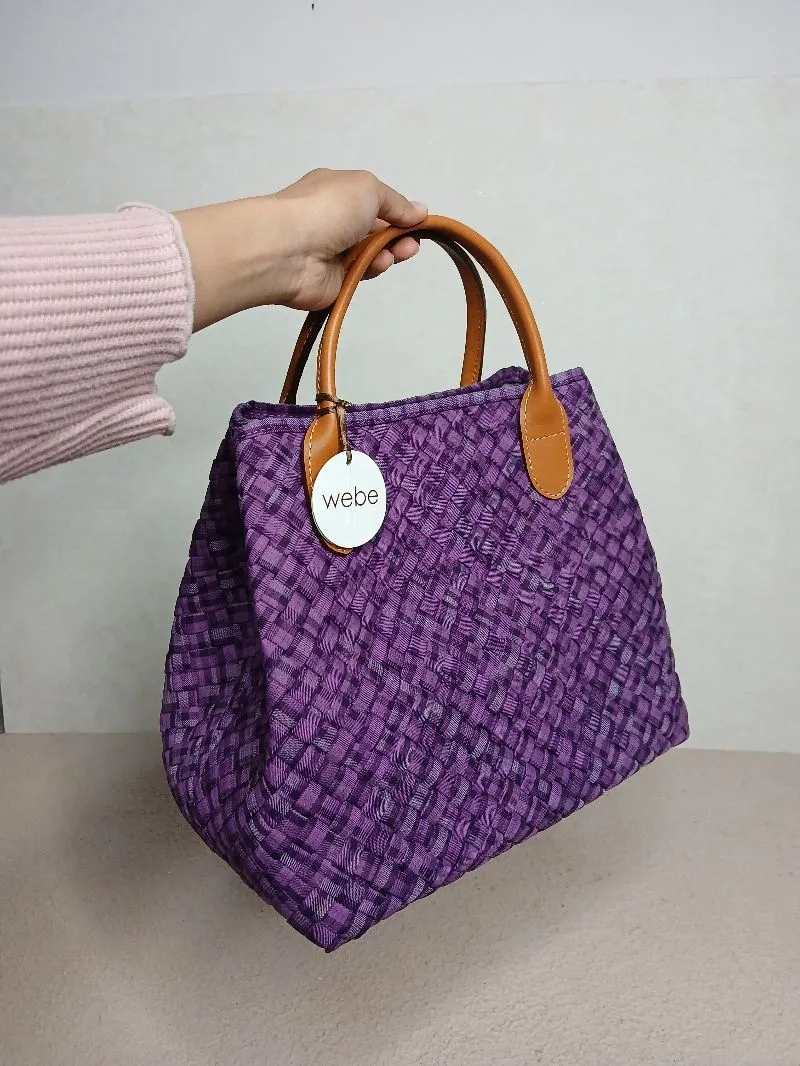 Handbag motif ungu WEBE photo 1
