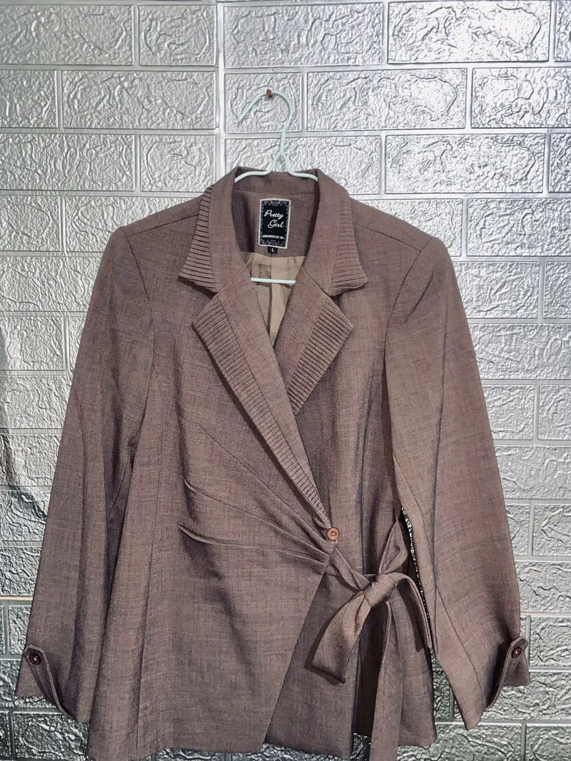 Casual Reworked Blouse Wanita purple photo 1