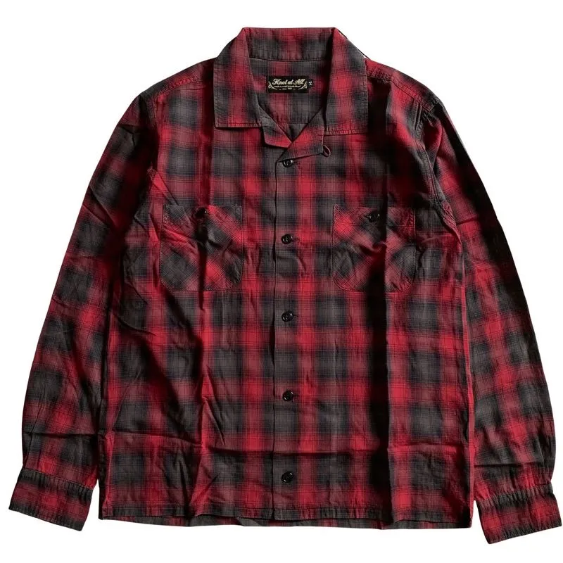 Knot At All Loop Collar Shadow Plaid Shirt photo 1