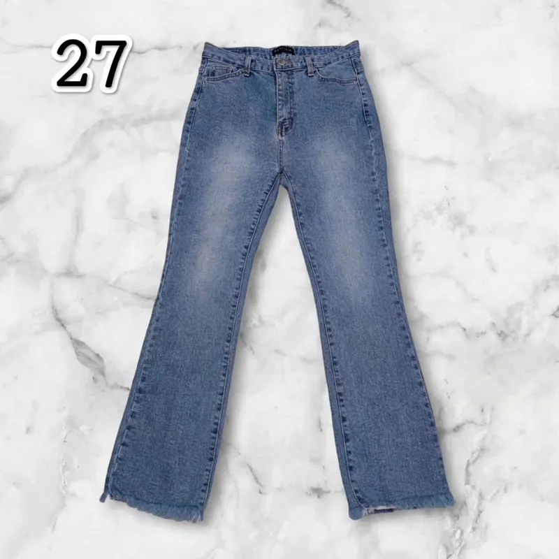 Casual Skinny jeans Wanita navy photo 1