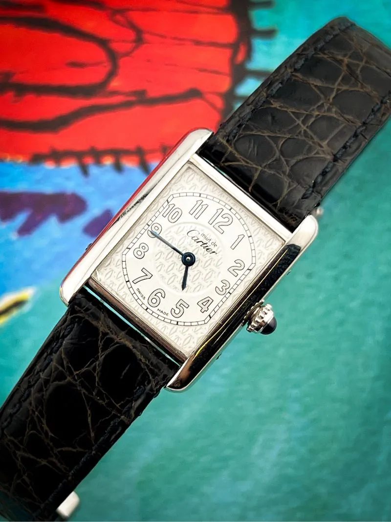 Jam Must De Cartier Argent Tank  Ref 2416 photo 1