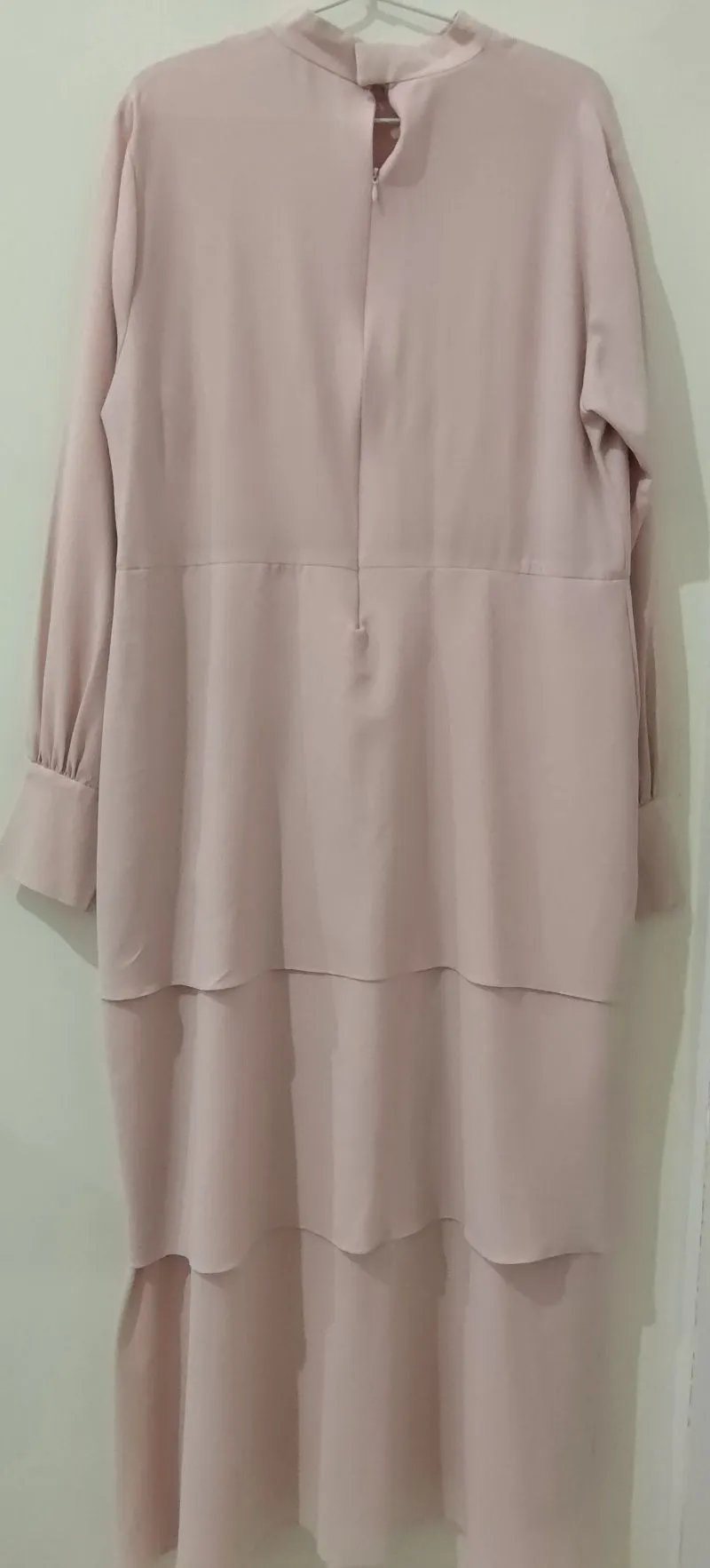 Set gamis pink no brand photo 1