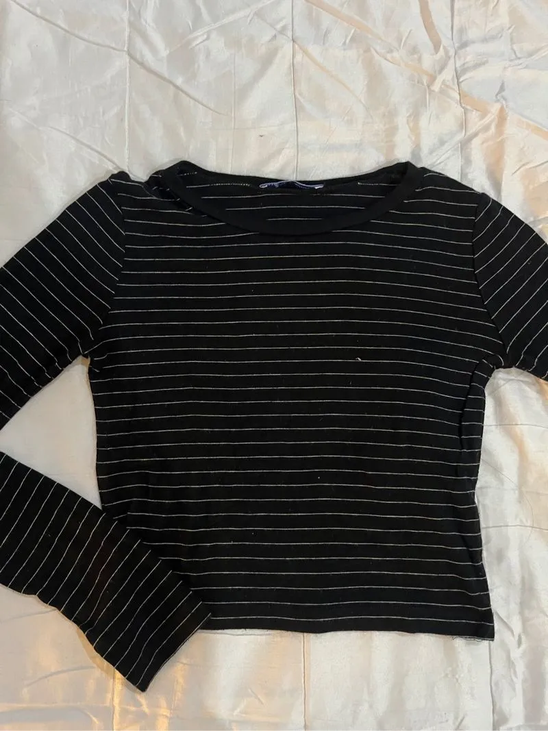 zara long sleeve stripes photo 1