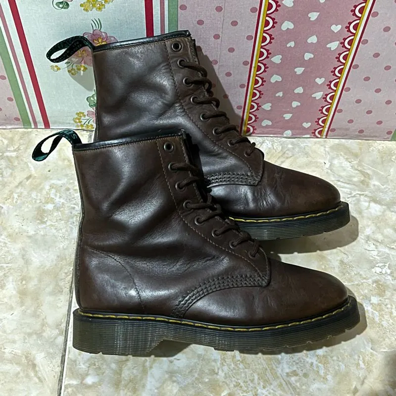 Martens Vintage Casual Boots Pria brown