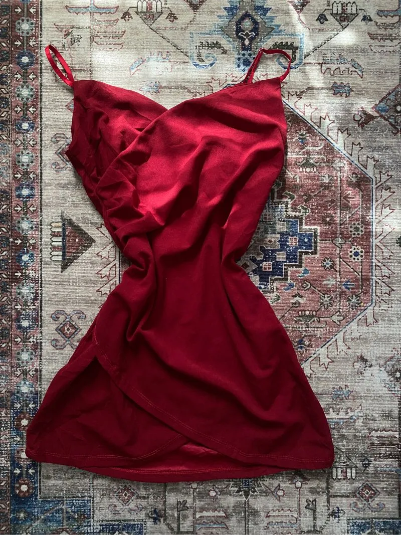 MINI DRESS MAROON photo 1