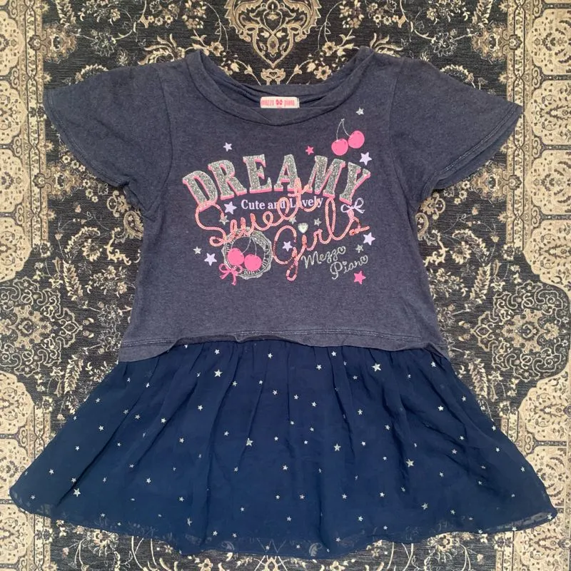 Y2K Mezzo Piano Tees Mini Dress  photo 1