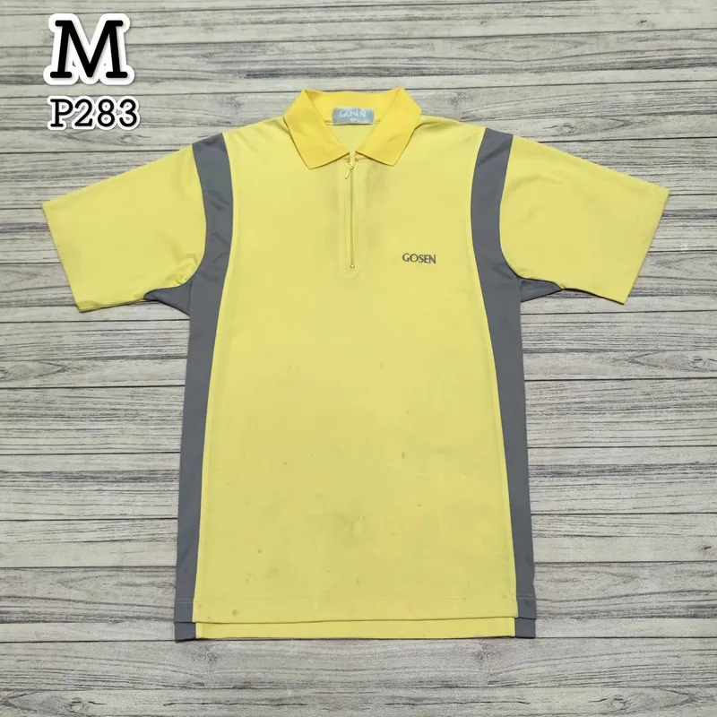 Casual Polo shirt Pria yellow photo 1