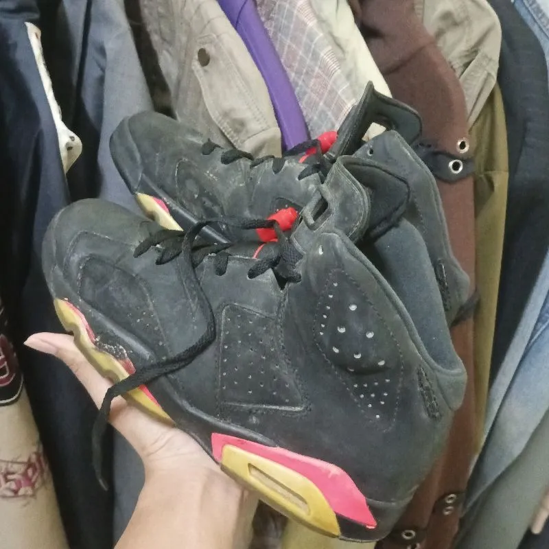 Nike air jordan 6 retro infrared black original size 42 photo 1