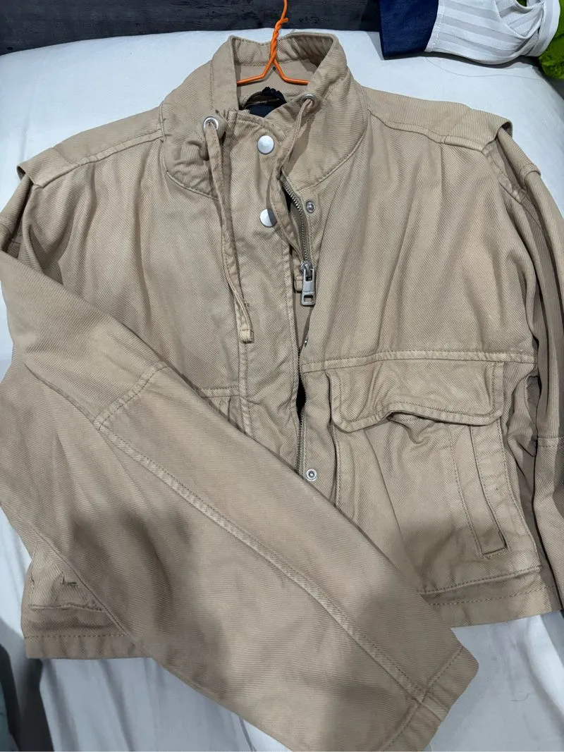 Pull&bear jacket two poket linen photo 1
