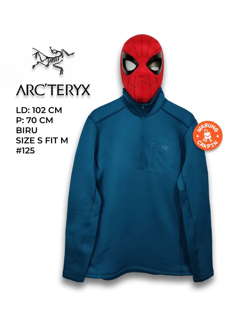 ARC'TERYX Rho Ar Zip Neck Polartec Long Sleeve Fleece Blue photo 1