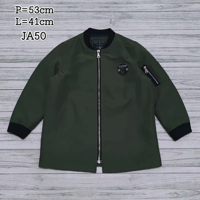 Guess Casual Bomber jacket Wanita green photo 1