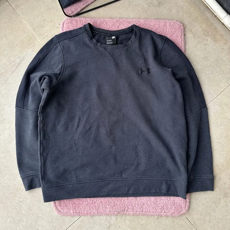 Under Armour Casual Sportswear Sweater Pria black gray photo 1
