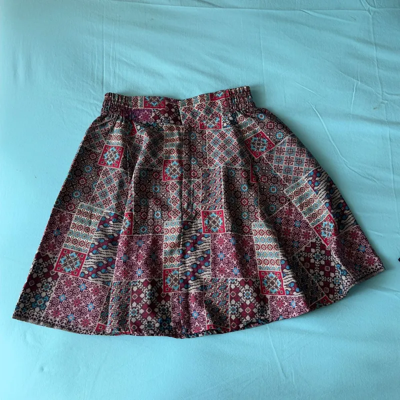 Batik Skirt Wanita purple photo 1