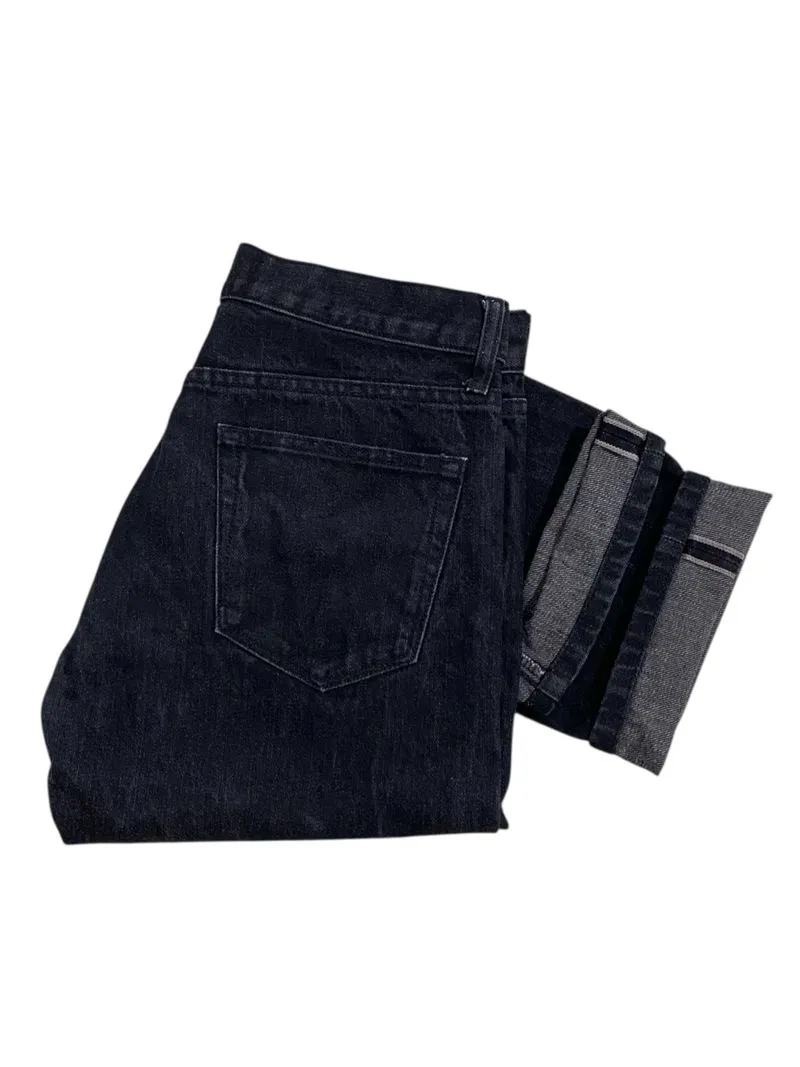 Uniqlo Minimalist Jeans Pria black photo 1