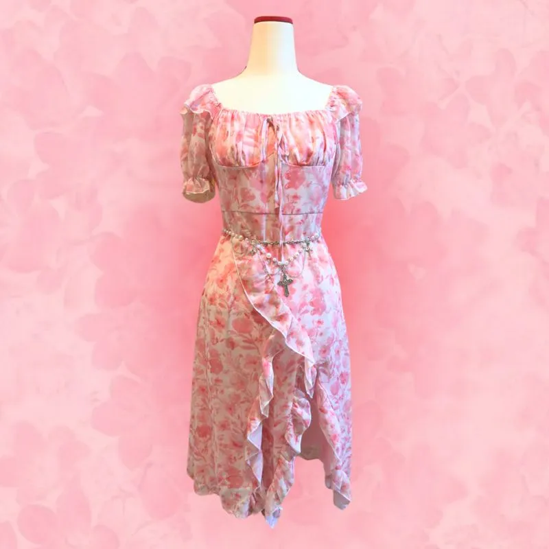 Floral midi dress photo 1