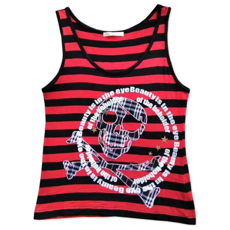 Vintage Y2K
SUCURE POMME
Japanese Brand
Stripes Skull Tantop photo 1