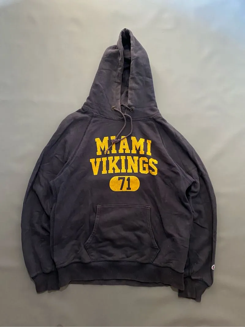 Y2K Champion Hoodies Pria Navy photo 1