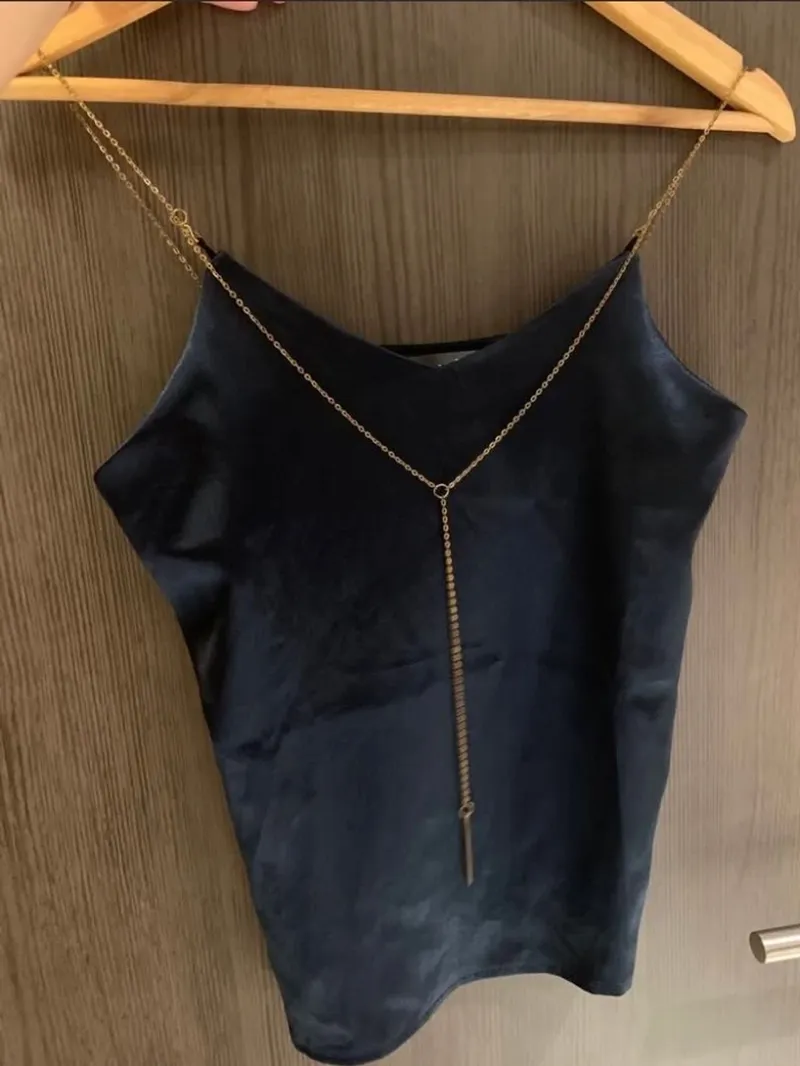 Luxury Casual Blouse Wanita navy photo 1