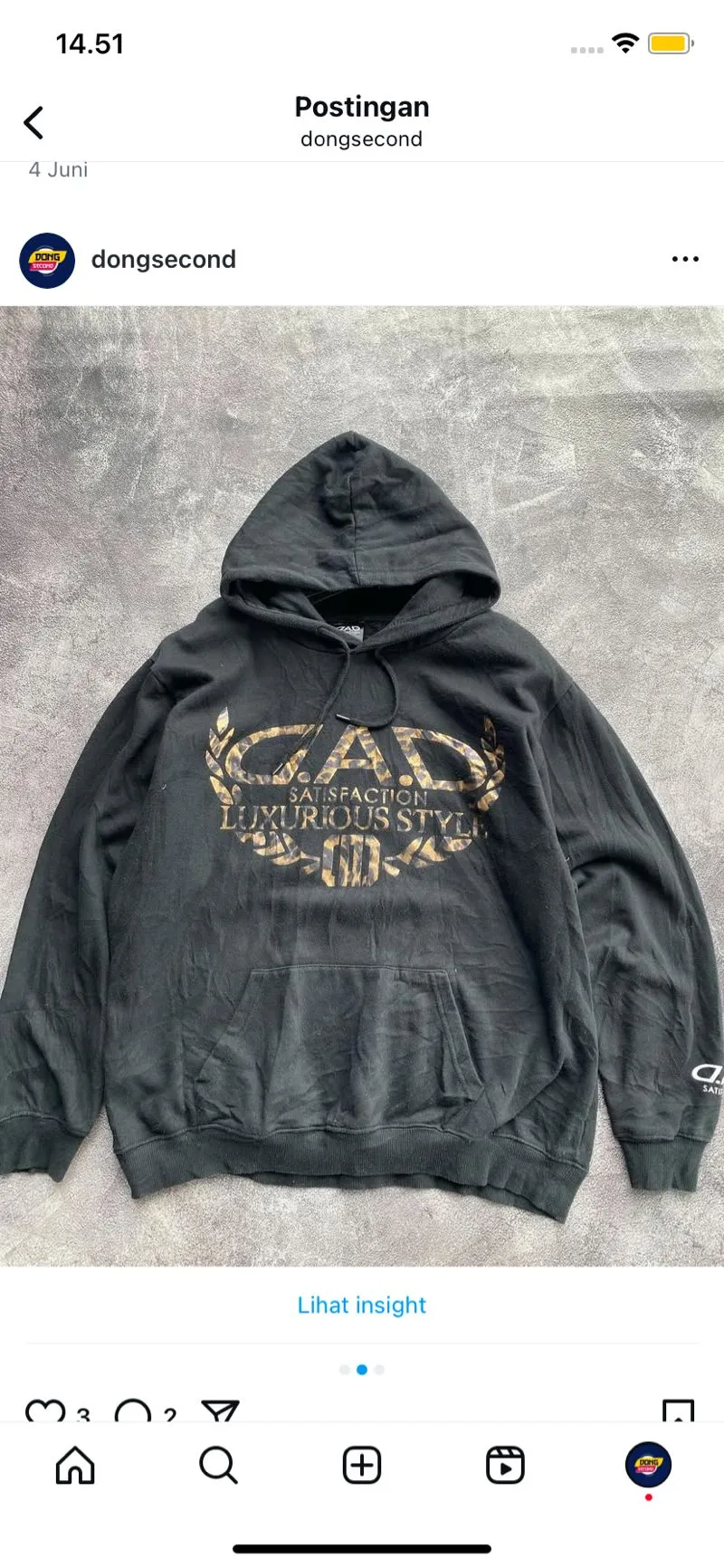 HOODIE BASIC MOTIF photo 1