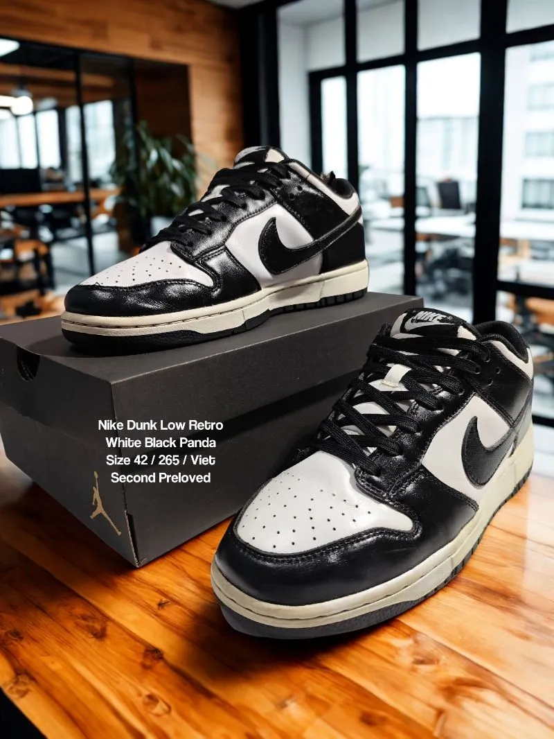 邦楽 DUNK low panda 26.5 NIKE DUNK LOW RETRO ナイキ ダンク PANDA パンダ 26 26.5 NIKE DUNK