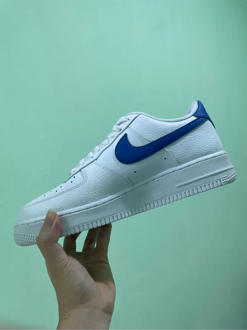 Nike Air Force Low White Royal Blue Sec 100% ORI Preloved