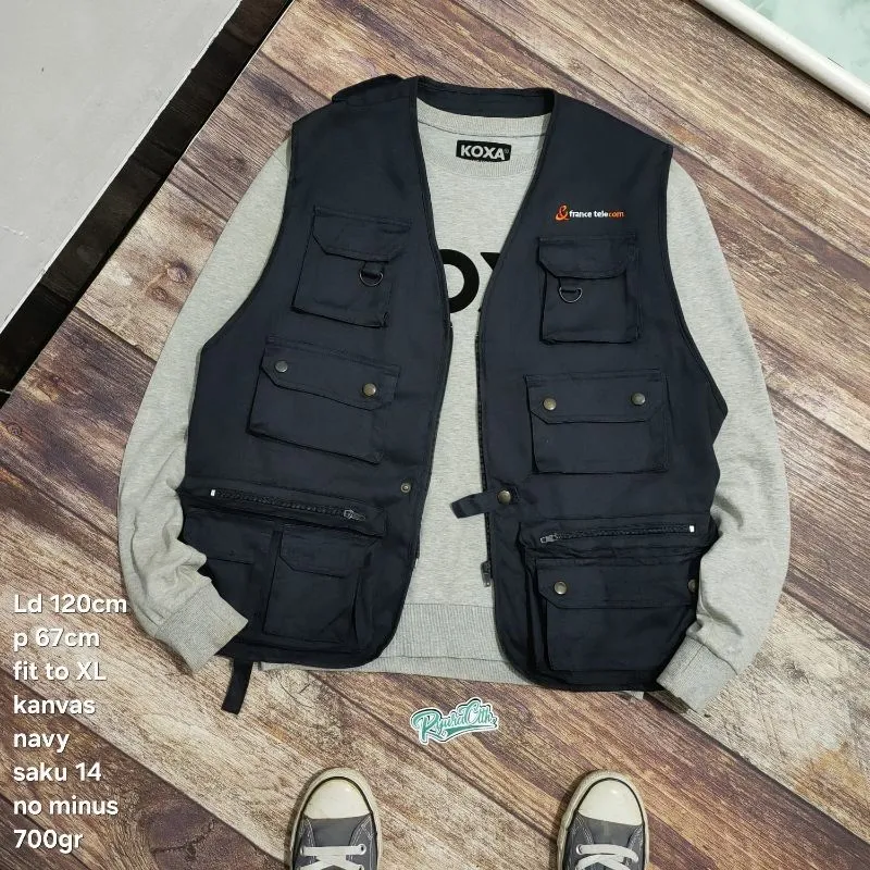 VS8 vest rompi taktikal tactical fishing mancing size XL photo 1