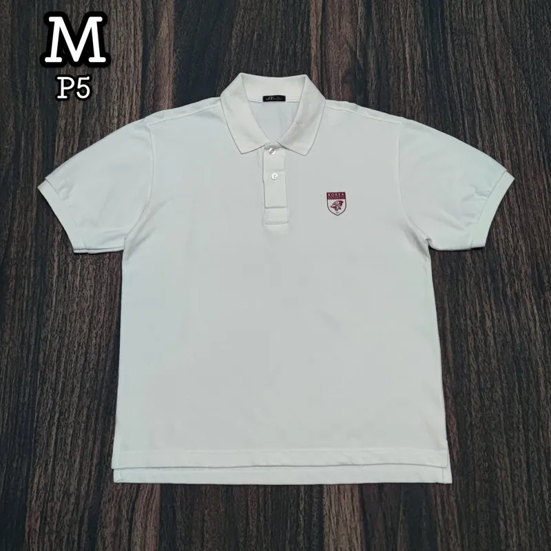 Casual Polo shirt Pria white photo 1
