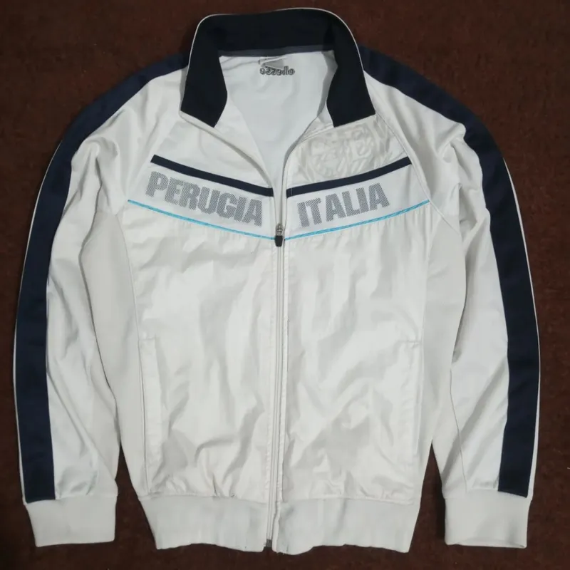 Ellesse Vintage Track jacket Pria white photo 1