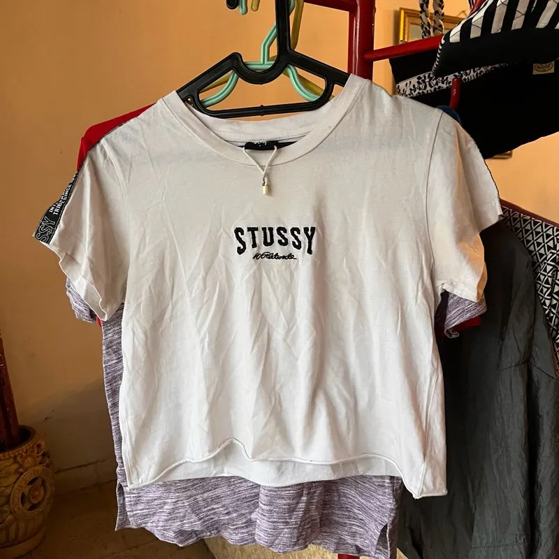 Stussy baby tee crop top original photo 1