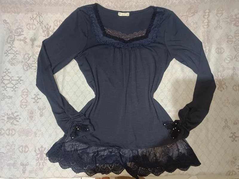 axes femme top mix lace photo 1